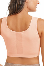 Amoena  Amoena Leyla naadloze postoperatieve en antibacteriële compressie BH met universele cups en licht compressieniveau – zwart, wit of roze nude, maten 60/65 t/m 130/135