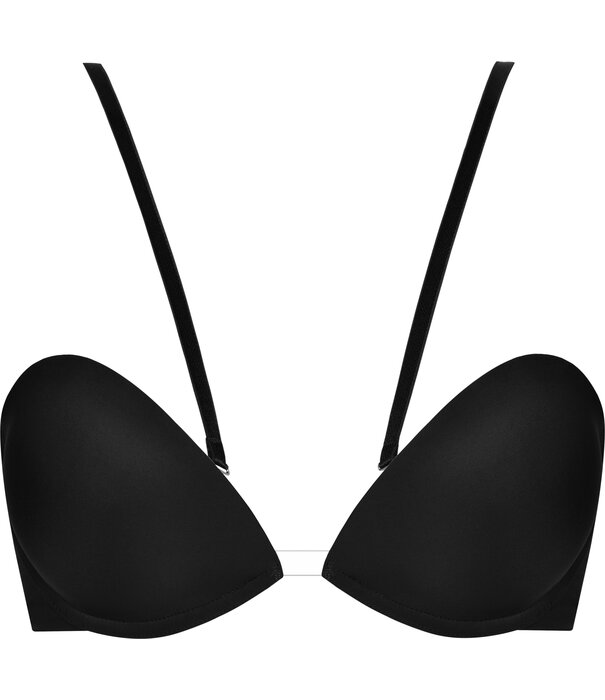 Wonderbra Wonderbra Multiway Plunge Bh met beugel & licht voorgevormde cup basis kleur zwart & huid