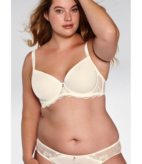 Naturana Naturana  Edsilia T-shirt Bh met beugel & voorgevormde cup kleur zwart, ivoor, wit of huid