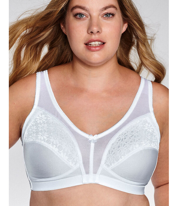 Naturana Davina microfaser Bh zonder beugel kleur wit of huid