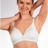 Naturana Millie Bh zonder beugel & lichte voorvorm kleur wit