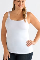 Amoena  Amoena Valletta Prothese Top – Wit (70230)