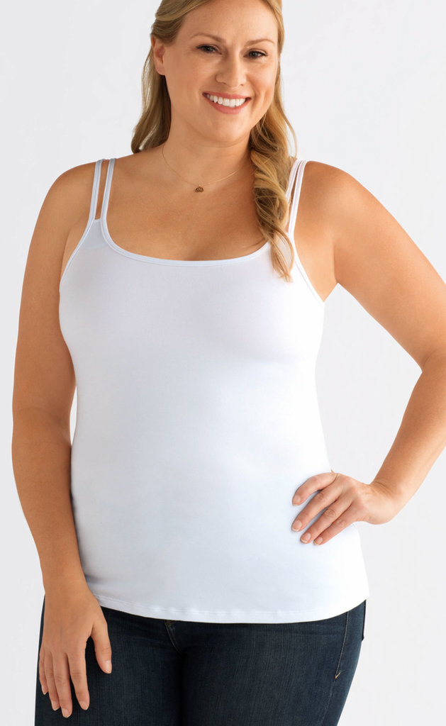 Amoena lingerie Valletta prothese basis top zonder beugel & licht voorgevormde cup kleur wit