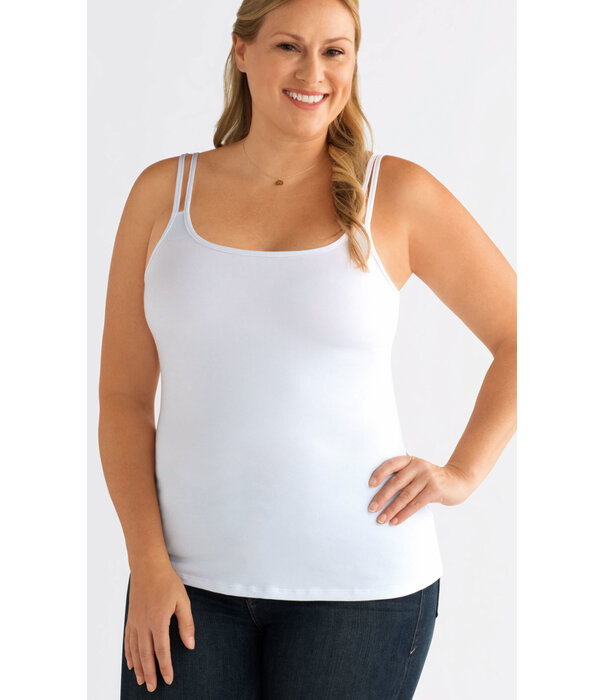 Amoena  Amoena Valletta Top Wit – Zachte Prothese Top zonder Beugel (36–56)