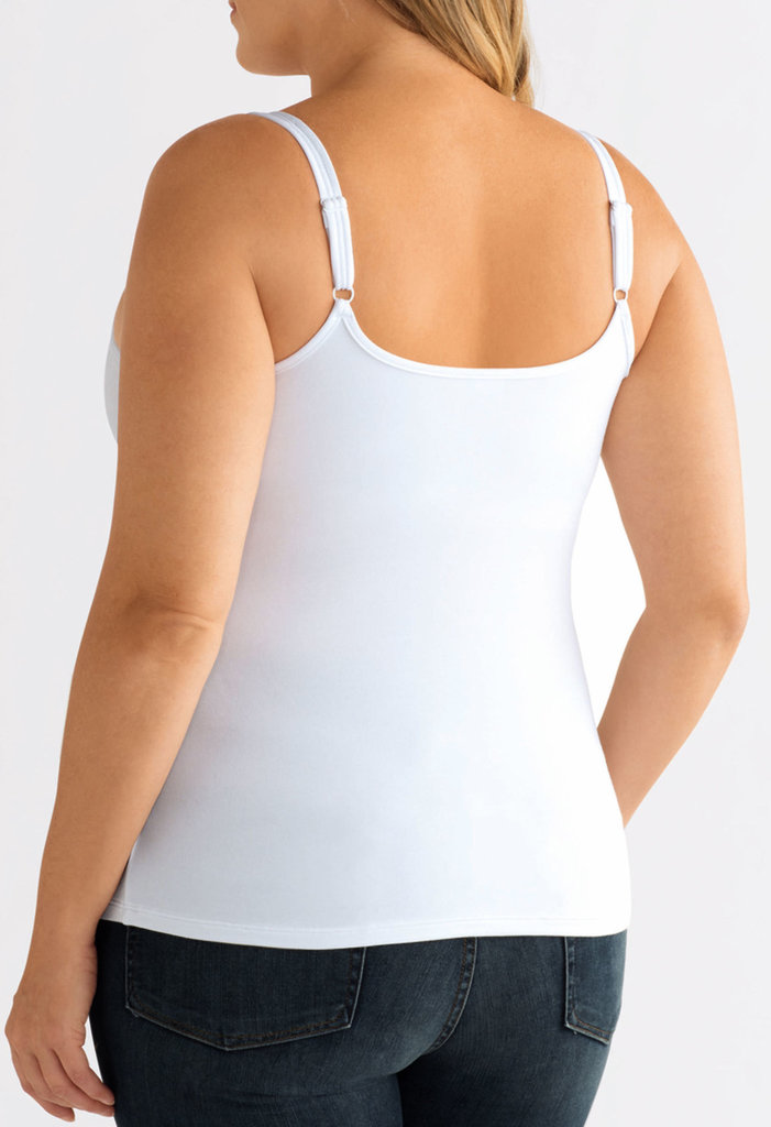 Amoena lingerie Valletta prothese basis top zonder beugel & licht voorgevormde cup kleur wit