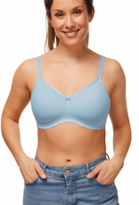 Amoena  Amoena Mara Prothese Bh Zonder Beugel – Licht Voorgevormd & Glad – Lichtblauw
