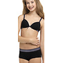 Boobs & Bloomers Audrey Bh zonder beugel & boxershort kleur zwart