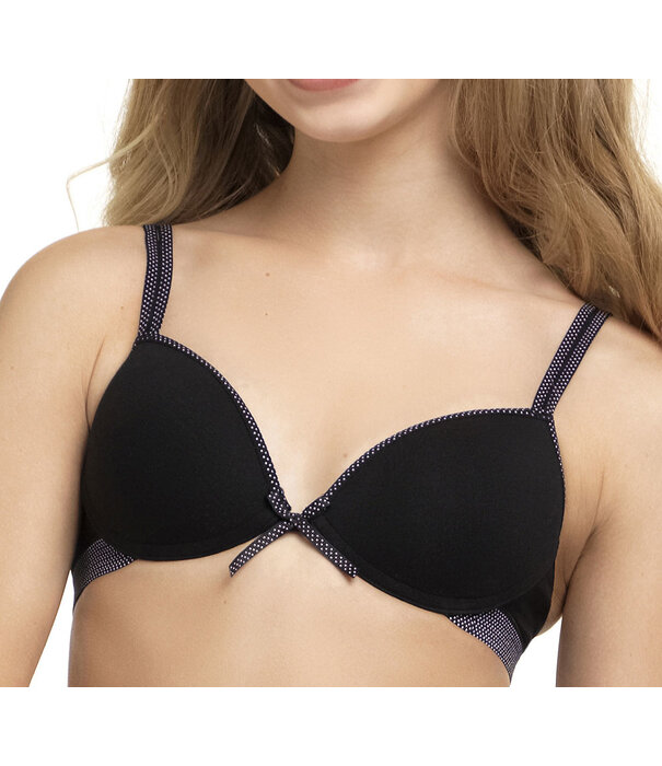Boobs & Bloomers Boobs & Bloomers Audrey Bh zonder beugel & boxershort kleur zwart