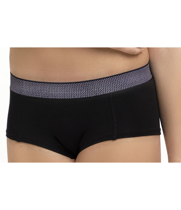 Boobs & Bloomers Boobs & Bloomers Audrey Bh zonder beugel & boxershort kleur zwart