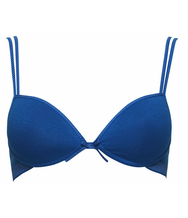 Boobs & Bloomers Boobs & Bloomers  Audrey Bh zonder beugel & licht voorgevormde cups, kleur kobaltblauw