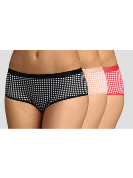 Dim  Dim Les Pockets coton stretch drie delig boxerset vichey ruit