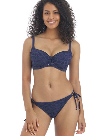 Freya  Sundance padded  bikinitop met beugel kleur denim blue