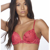 After Eden  Anna Bh met lichte gelvulling in cup kleur two tone coral red