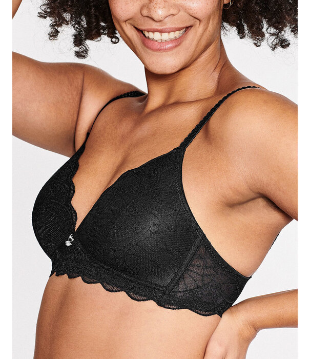 Naturana Naturana-Cybele Yuna Bh zonder beugel & licht voorgevormde cup zwart, wit, huid of champagne