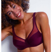Dim Generous Classic Bh met beugel kleur burgundy