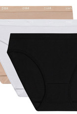 Dim    EcoDim cotton stretch driedelig slipset mt 34/36 tm 42/44 in zowel basis als modetinten