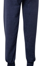 Lunatex Gentlemen Landon Badstof Herenpyjama – Grijs Gestreept Jasje & Grijze Broek (M en L)