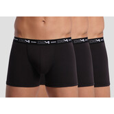 Dim Cotton Stretch 3 delig boxershortset kleur zwart