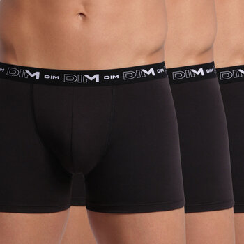 Cotton Stretch 3 delig boxershortset kleur zwart