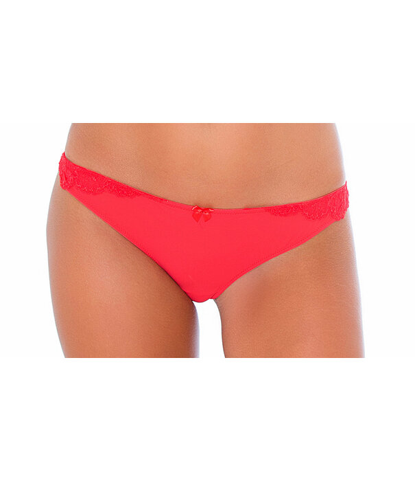 After Eden After Eden Allison heupstring kleur bright red