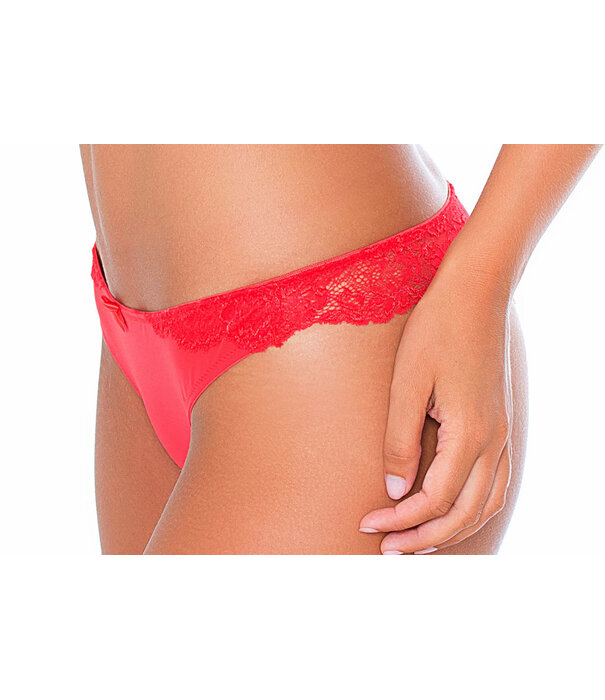 After Eden After Eden Allison heupstring kleur bright red