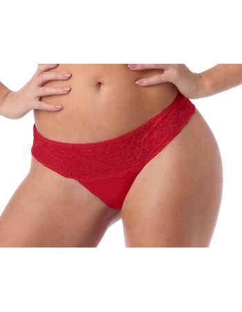 After Eden Daisy Recycled  Lace string kleur rood