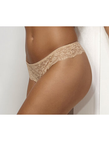 After Eden Daisy Recycled  Lace string kleur poudre