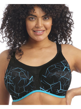 Elomi  Elomi Energise SportBh met beugel kleur blue lightning