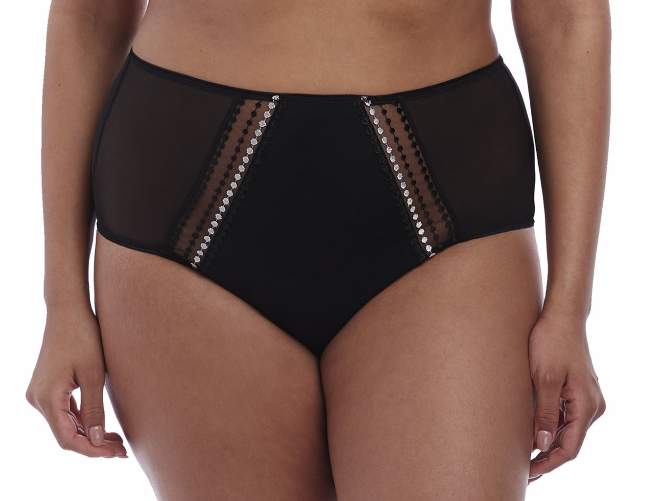 Elomi lingerie  Matilda maxislip kleur zwart mt M t/m 4XL