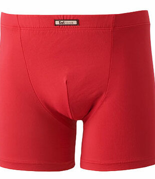 Boxershort  Daan microlong boxershort kleur rood