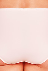 Susa Susa Rhodos slip kleur, soft peach met ingeweven print dots