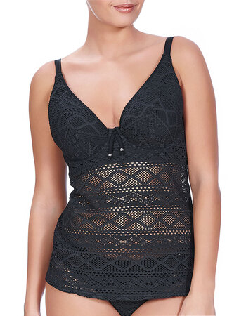 Freya Sundance Tankinitop met beugel & licht voorgevormde cup kleur zwart