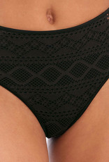 Freya  Sundance hoge bikinislip kleur zwart mt 40-M, 42-L of  46-2XL
