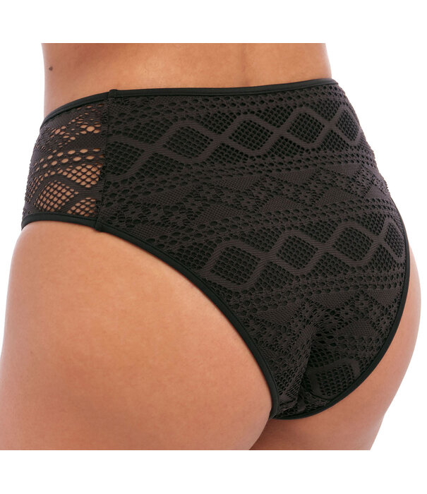 Freya Freya  Sundance hoge bikinislip kleur zwart mt 40-M of  46-2XL