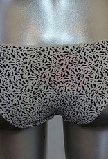 Boobs & Bloomers  Lani microfaser Bh zonder beugel,licht voorgevormd & bijpassende slip kleur ivoor met print animal