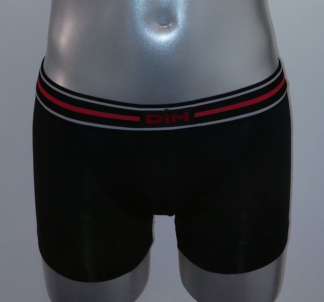 Dim  Dim Sport boxer zwart bies rood mt M