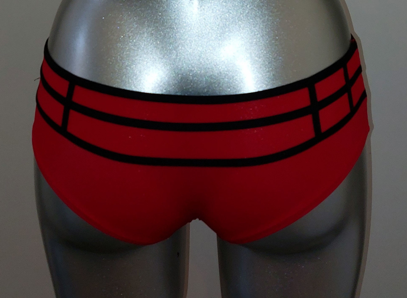 Sapph Sapph Twist heupboxer zwart bies rood of rood bies zwart mt S