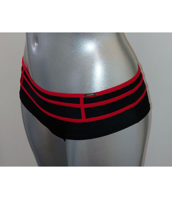 Sapph Sapph Twist heupboxer zwart bies rood of rood bies zwart mt S