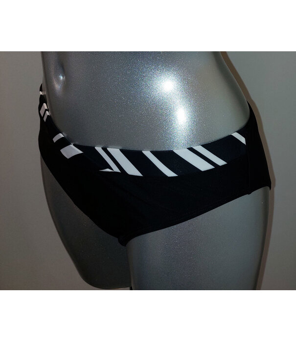 Amoena   Andalusia bikinislip zwart met wit gecombineerd