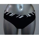 Andalusia bikinislip zwart met wit gecombineerd