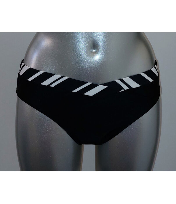 Amoena   Andalusia bikinislip zwart met wit gecombineerd