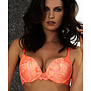 After Eden Tempting Multiway Bh lichte gelvullig kleur coral met ingeweven print peach
