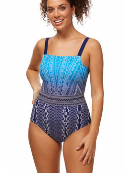 Amoena  Amoena Bohemian Chic Prothese Badpak Zonder Beugel – Blue