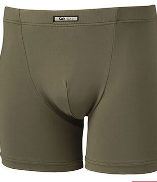 Boxershort  Daan microlong boxershort kleur kaki