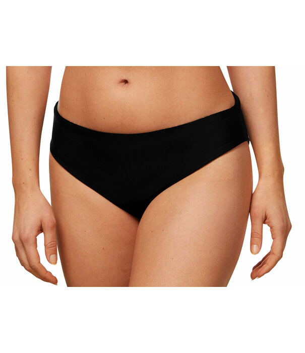 Amoena   Romantic Downtown reversible bikinislip zwart print polkadots