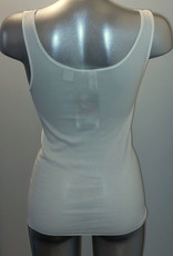 Nina von C Nina von C Jessy – hooggesloten katoenen top in champagne met verfijnd kant – maten 38–50