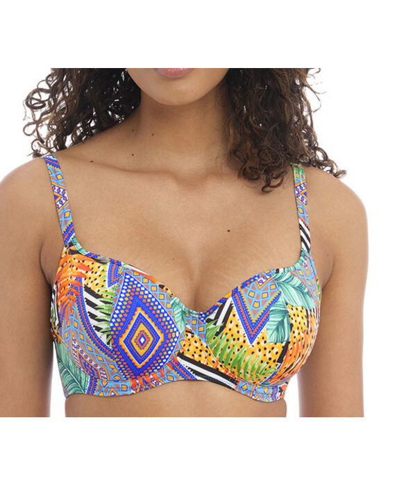 Freya Freya  Cala Palma kleurrijke bikinitop met beugel & licht voorgevormde cups