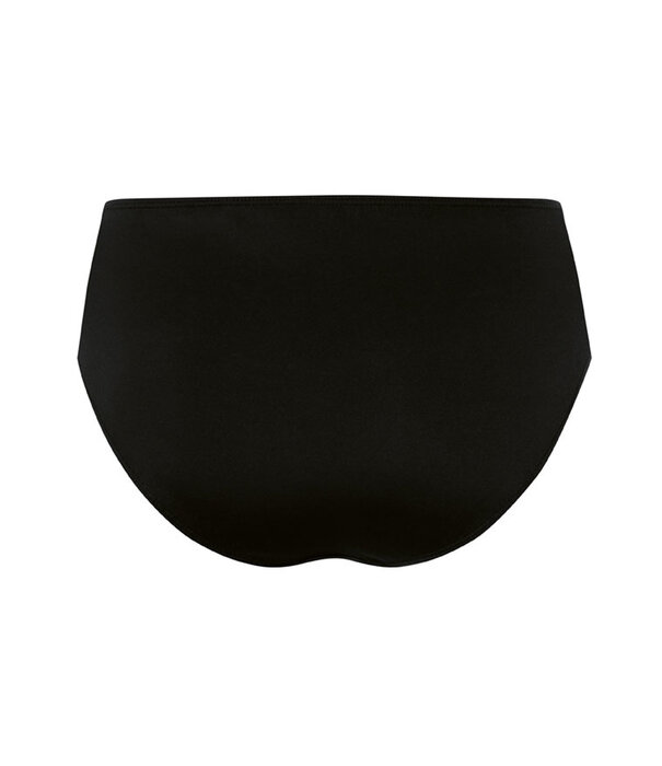 Amoena  Reflection hoge model bikinislip kleur zwart de maten 48 t/m 54