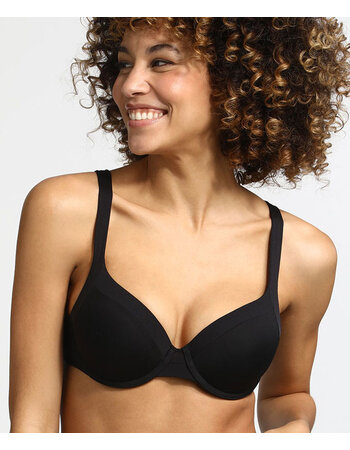 Dim Generous Invisible beugel Bh & lichte voorvorm kleur zwart