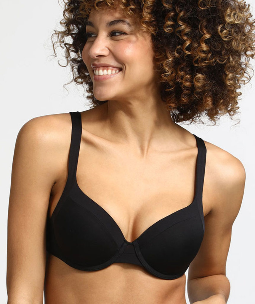 Dim  Dim Generous Invisible beugel Bh & lichte voorvorm kleur zwart
